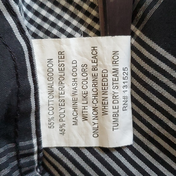 Beverly Hills Polo Club black button down short sleeve shirt - Picture 5 of 5